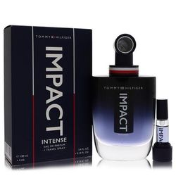 Tommy Hilfiger Impact Intense For Men By Tommy Hilfiger Eau De Parfum Spray + 0.14 Travel Spray 3.4