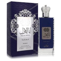 Ana Al Awwal Blue For Men By Nusuk Eau De Parfum Spray 3.4 Oz