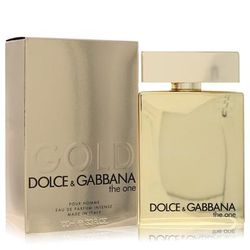 The One Gold For Men By Dolce & Gabbana Eau De Parfum Intense Spray 3.3 Oz
