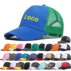 Chapeau en maille avec Logo personnalisé pour femmes et hommes, pare-soleil d'été, casquette de Baseball respirante, pour Sport de plein air, camion, papa