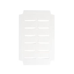 White Macaron Insert for MBS10W 25 pack MBS10WI