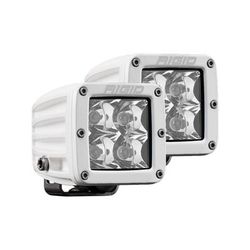 Rigid Industries D-Series PRO 3168 Lumens LED Hybrid-Spot Light Pair White 602213