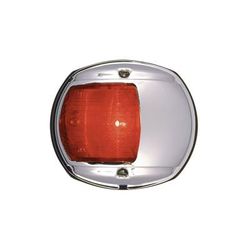 Perko LED Side Light w/ Housing 12V Chrome Plated Housing Red 0170MP0DP3