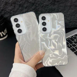 Luxury Laser Matte Case For Samsung Galaxy S25 S22 S24 Ultra S21 S23 S24 FE A55 A15 A16 A35 A25 A53