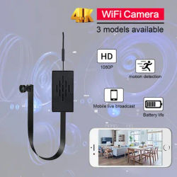 4K Mini DIY Network Camera WIFI HD Smartphone APP Control Wireless Surveillance Camera Built-in Microphone Security Video 2.0MP