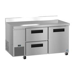 Hoshizaki WLR60B-D2 60" Steelheart Worktop Refrigerator w/ 2 Sections, 2 Door & 2 Drawers, 115v, Stainless Steel