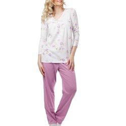 MYSANITY Pigiama allattamento lungo Rosa 1 St