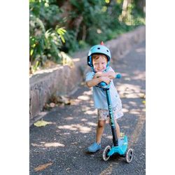 Micro Kickboard Micro Maxi Foldable LED Scooter - Petrol Green