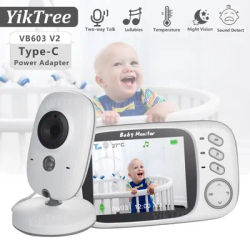 VB603 V2 Video Baby Monitor 2.4G Wireless Con LCD da 3.2 pollici Audio bidirezionale Conversazione