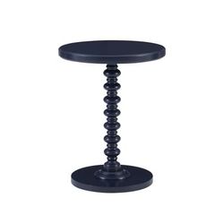 Spectrum Table Accent Tables (Including End Tables) by Linon Home Décor in Navy Blue