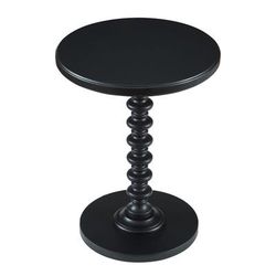 Spectrum Table Accent Tables (Including End Tables) by Linon Home Décor in Black