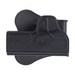 Bulldog Cases & Vaults Rapid Release Polymer Holster Smith & Wesson M&P Bodyguard 380 Right Hand Polymer Black RR-SWBG