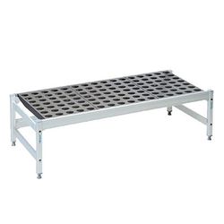 Fermod 1R38B12 38" Fermostock Stationary Dunnage Rack w/ 800 lb Capacity, Aluminum