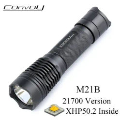 Convoy M21B with Cree XHP50.2 Flashlight Linterna Led Torch 21700 Lanterna High Powerful Camping Fishing Lamp Tactical Latarka