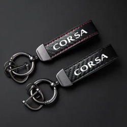 Porte-clés de voiture en cuir PU, accessoires pour Opel Corsa C D E F A B Gsi 1.6T OPC Line 1.4T Turbo Corsavan 2004 2007 2008 2011 2015