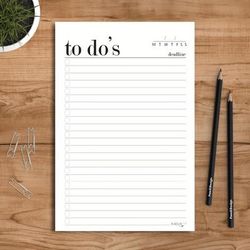 "TEMU List Notepad For Adults - 6"x9" Organizer, Academic & Work Planner, Journal, Meal Planner, Time , 50 -off Sheets Notepad For Work & School With Ruled Boxes And Deadline"