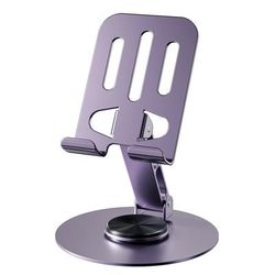 TEMU Iron Adjustable Phone Stand, 360-degree Rotating Desk Mount, Universal , Waterproof, With Desk Mount For Mobile Devices
