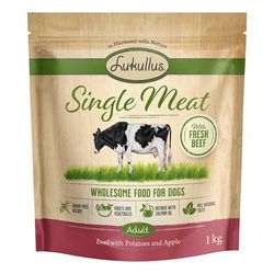 1kg Grain-Free Single Meat Beef Lukullus Dry Dog Food