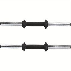 TEMU Dumbbell Bar Pair 48cm Universal Dumbbell Set Adjustable Barbell Lifting Steel Dumbell Bar For Strength Training Workout