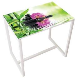 table réunion haute 4 pers. plateau bambou- manutan expert