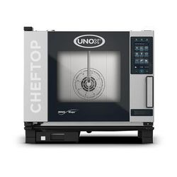 Unox XAVC-0511-GPRM CHEFTOP MIND.Maps Half Size Combi Oven - Boiler Based, Convertible, Stainless Steel, Gas Type: Convertible