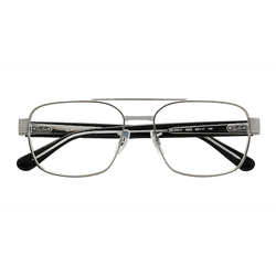 Unisex s aviator Silver Acetate,Metal Prescription eyeglasses - Eyebuydirect s Ray-Ban RB3751V