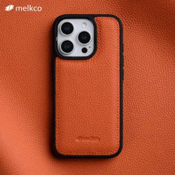Melkco Genuine Leather Case for iPhone 16 15 14 Pro Max 16 15 Plus Premium Luxury Cowhide Cases Business Phone Protective Cover