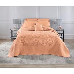 Amelia Bedspread by BrylaneHome in Peach Fuzz (Size FULL)