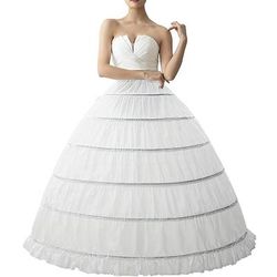 Rococò Vittoriano Principessa Gonna a cerchio Sottogonna Gonna in tulle Tinta unica Costume Per donna Mascherata Evento / Festa Balli di fine anno Adulti Gonna