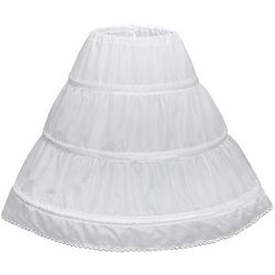 Rococò Vittoriano Principessa Gonna a cerchio Sottogonna Gonna in tulle Tinta unica Costume Ragazze Mascherata Evento / Festa Balli di fine anno Bambini Gonna