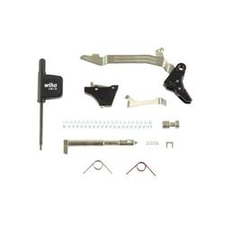 Timney Triggers Ultimate Builder's Kit Pivot Trigger 2.5-3 LB Pull Weight Fits GLOCK Generation 3/4 NP3 Coated Black AlphaGlockPivot3-4-UBK-Black