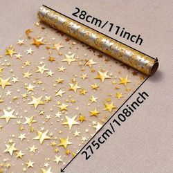 "TEMU Runner 11x108" - Metallic Polyester Fabric For Restaurant, Hotel Christmas, Wedding & Birthday Decorations"