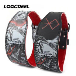 LOOGDEEL Waist Support Belt Lower Back Breathable Fitness Weightlifting Dumbbell Lumbar Waistband Support Sports Belt Women Men
