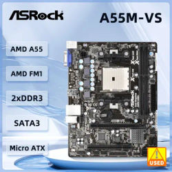 ASRock A55M-V Motherboard A55M-V socket FM2+ AMD A55 DDR3 32GB support A10-6800B A10-7700K A10-5700 A10-7890K A6-5400B cpu