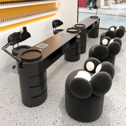 Mobili da salone tavoli da tavolo professionali per Manicure per unghie forniture estetiche attrezzature per unghie sedie Manicure Tafel Furniture