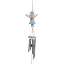 Love Angel in Blue,'Blue Angel-Themed Wind Chime from Bali'