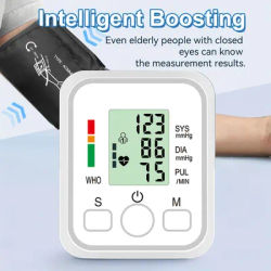 Blood Pressure Monitor Digital Tonometer Upper Arm Blood Pressure Meter Automatic BP Pulse Medical Sphygmomanometer