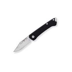 Buck Knives 250 Saunter Folding Knife 3.75in Closed 2.38in 154CM SS Satin Clip Point Blade Black Canvas Micarta Handle 13475