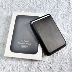 TEMU 1pc Magnetic Wallet Card Holder Card Case Case Accessories Box For 1213141516 Pro Max + Mini