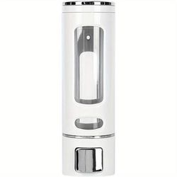 TEMU 400ml Wall-mounted Soap Dispenser Bathroom Shampoo Gel Pump Soap Dispenser Hand Sanitizer Dispenser Wall-mounted Manual Bathroom Shower Gel Shampoo Dispenser