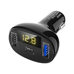kit caricabatteria per auto usb c supporto dual usb e tipo-c caricabatterie per auto elettronica di consumo qc3.0