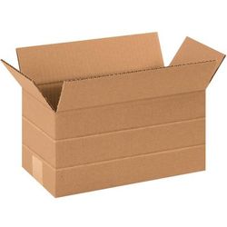 12 x 6 x 6" Multi-Depth Corrugated Boxes, Bundle Of 25 (MD1266)