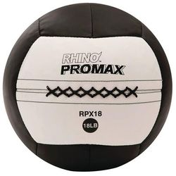 Champion Sports Rhino Promax Medicine Ball, 18 lb, Black (CSIRPX18)