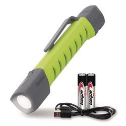 Energizer Pro Series Inspection Light, Rechargeable Lithium Ion/2 AAA Batteries (Included), Gray/Green (EVEENYPHH22)