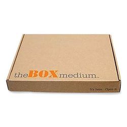 EPE USA LTCS00201 Tablet Shipping Box, One-Piece Foldover (OPF), Medium, 11.75" x 14.25Â” x 2Â”, Brown Kraft