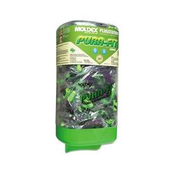 Moldex PlugStation Earplug Dispenser, Disposable Plastic Bottle, Foam Earplugs, Bright Green, Pura-Fit (507-6882)