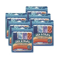 TPG Creations Zen Strips, Sandy Gradient, Assorted Colors, 4/Set, 36 Sets/Carton (TPG85536)