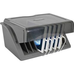 Tripp Lite CSD1006AC AC Charging Station, 10-Device, 16-1/2"Wx13-1/2"Dx8-9/10"H, Black