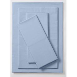 Percale Cotton Sheet Set by Homestyles in Xenon Blue (Size TWIN)
