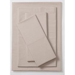 Percale Cotton Sheet Set by Homestyles in Dove (Size TWIN)